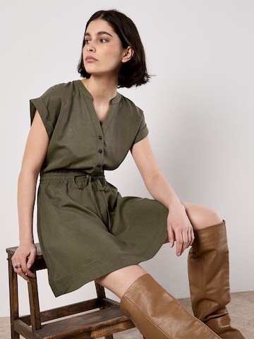 Apricot Zomerjurk in Groen