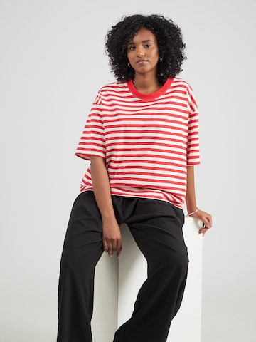 Noisy May Curve Mikina 'NMEMBER' – červená: přední strana