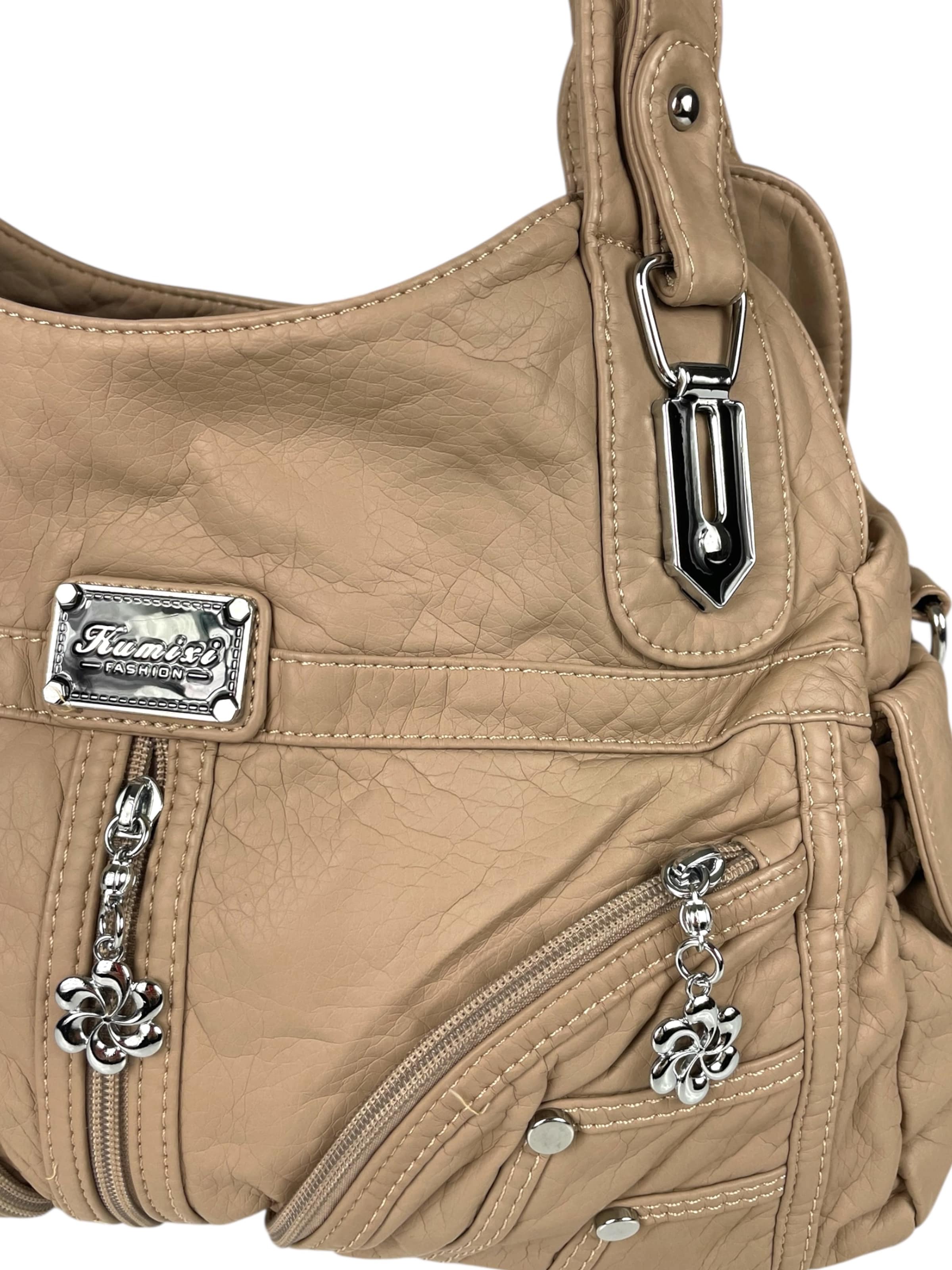 Borsa a spalla 'Schultertasche' di Kumixi in arancione