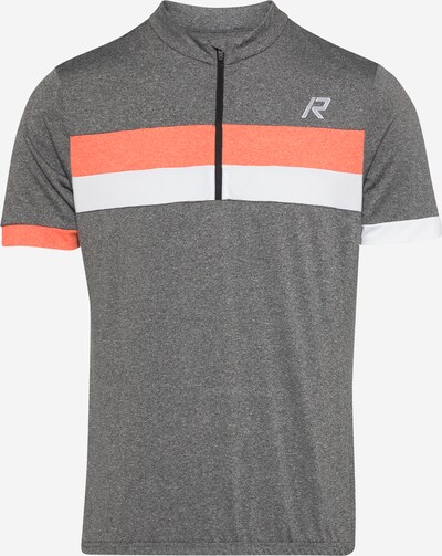 Rukka Sportshirt 'RAGO' in grau / koralle / weiß, Produktansicht