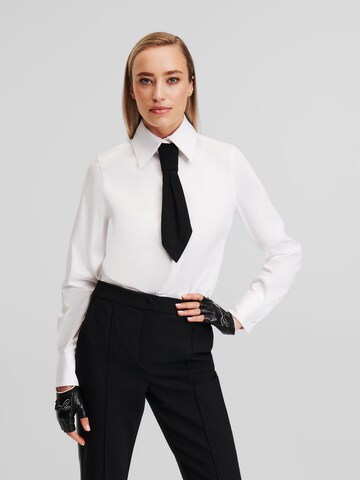 Karl Lagerfeld Блузка в Белый: спереди