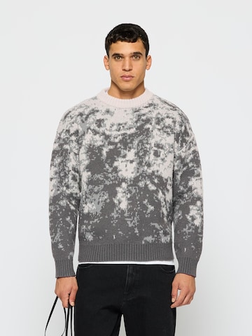 Burocs Sweater 'Pixel' in Grey