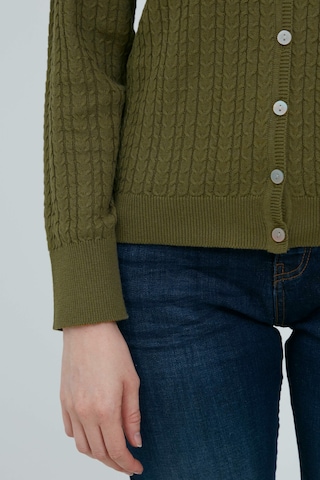 Fransa Knit Cardigan 'FRBELIVE' in Green