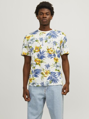 JACK & JONES Shirt 'JEFF' in Wit: voorkant