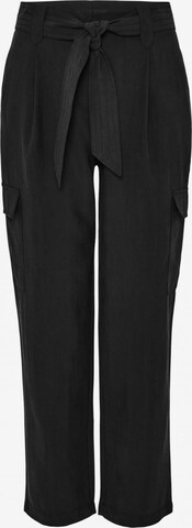 OPUS Slim fit Pleat-Front Pants 'Maidie' in Black: front