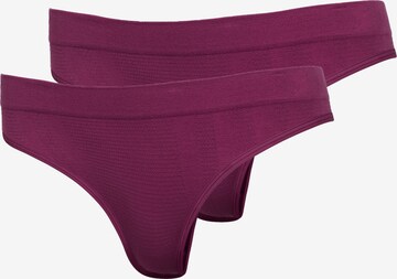 SCHIESSER Thong ' Active Basic ' in Purple: front