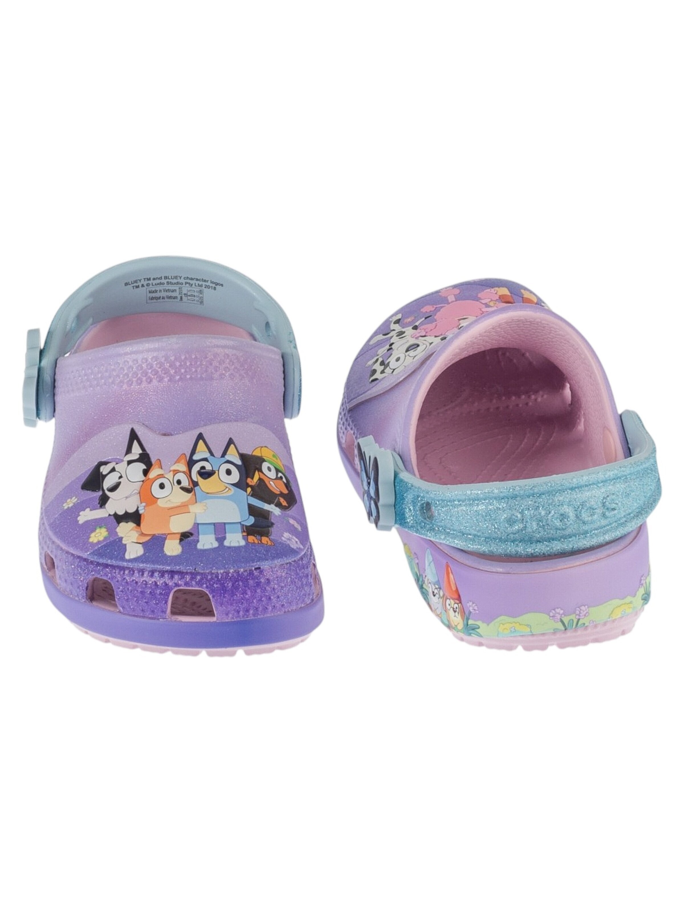 Chaussures ouvertes 'Classic Bluey' Crocs en rose