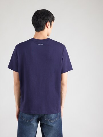 Calvin Klein Jeans Regular Тениска '20S MARCH' в синьо