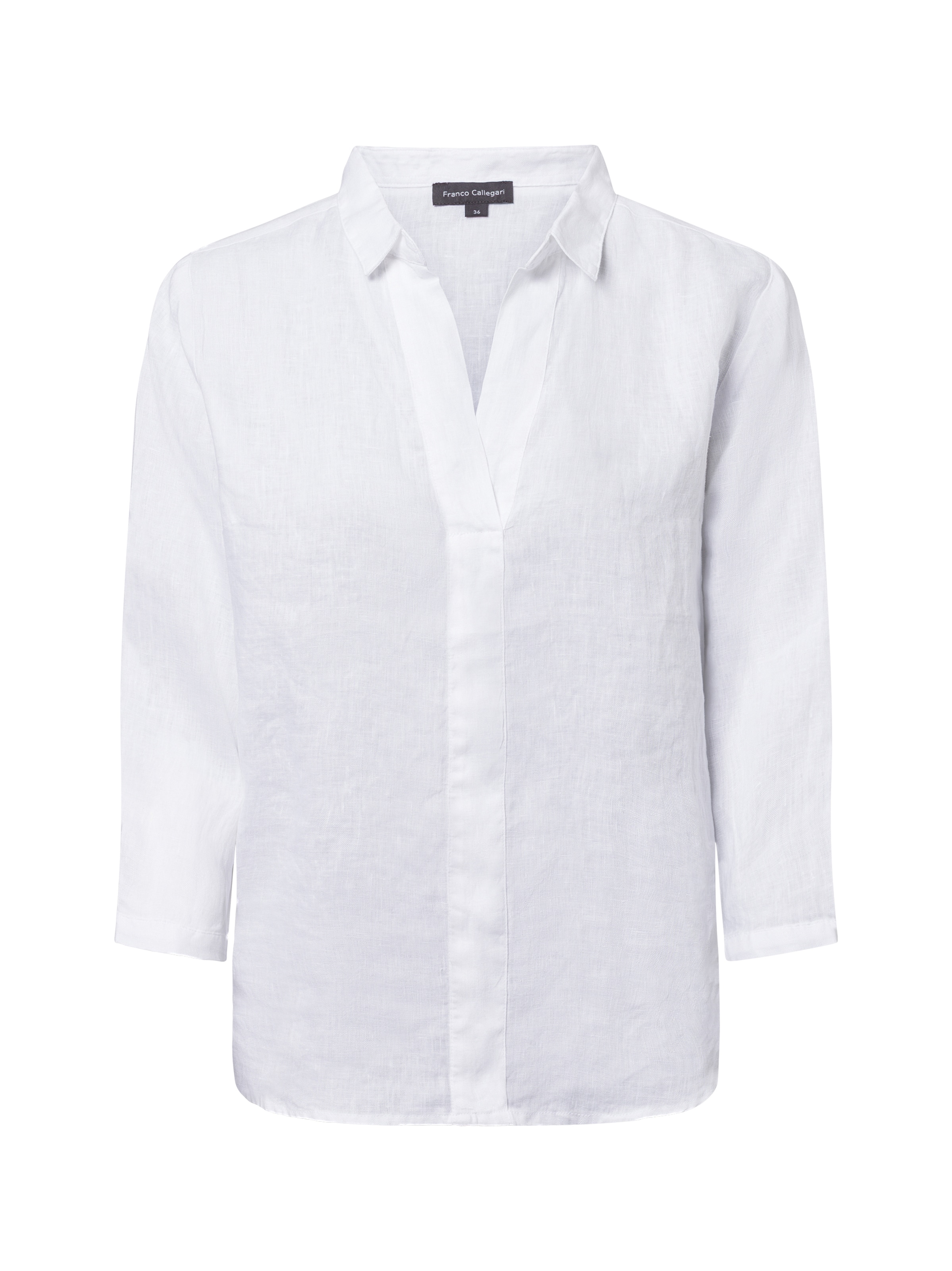 Franco Callegari Bluse in Weiß: Vorderseite