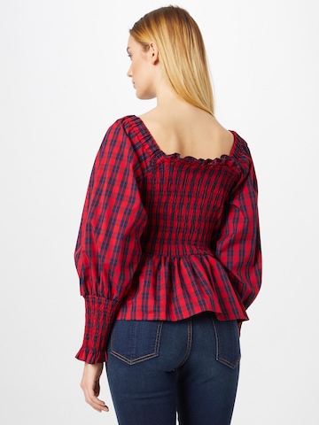 Warehouse Blouse in Red