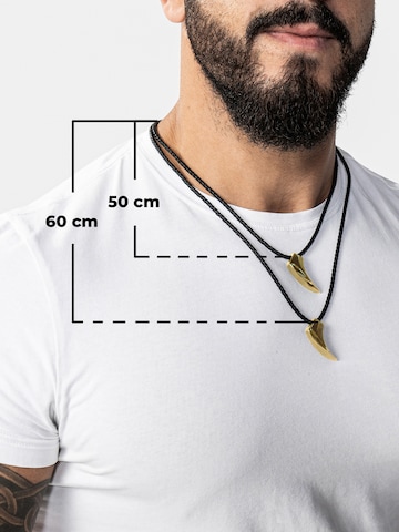 SERASAR Necklace 'Wolf' in Gold