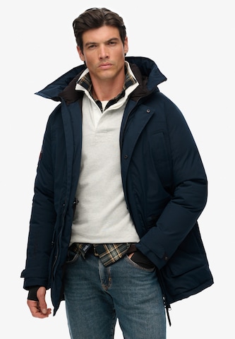 Parka d’hiver Superdry en bleu