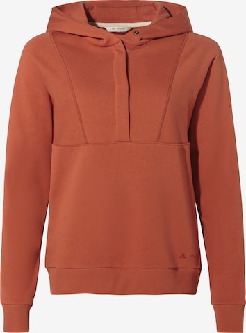 VAUDE Sweatshirt 'Manukau' in Orange: front