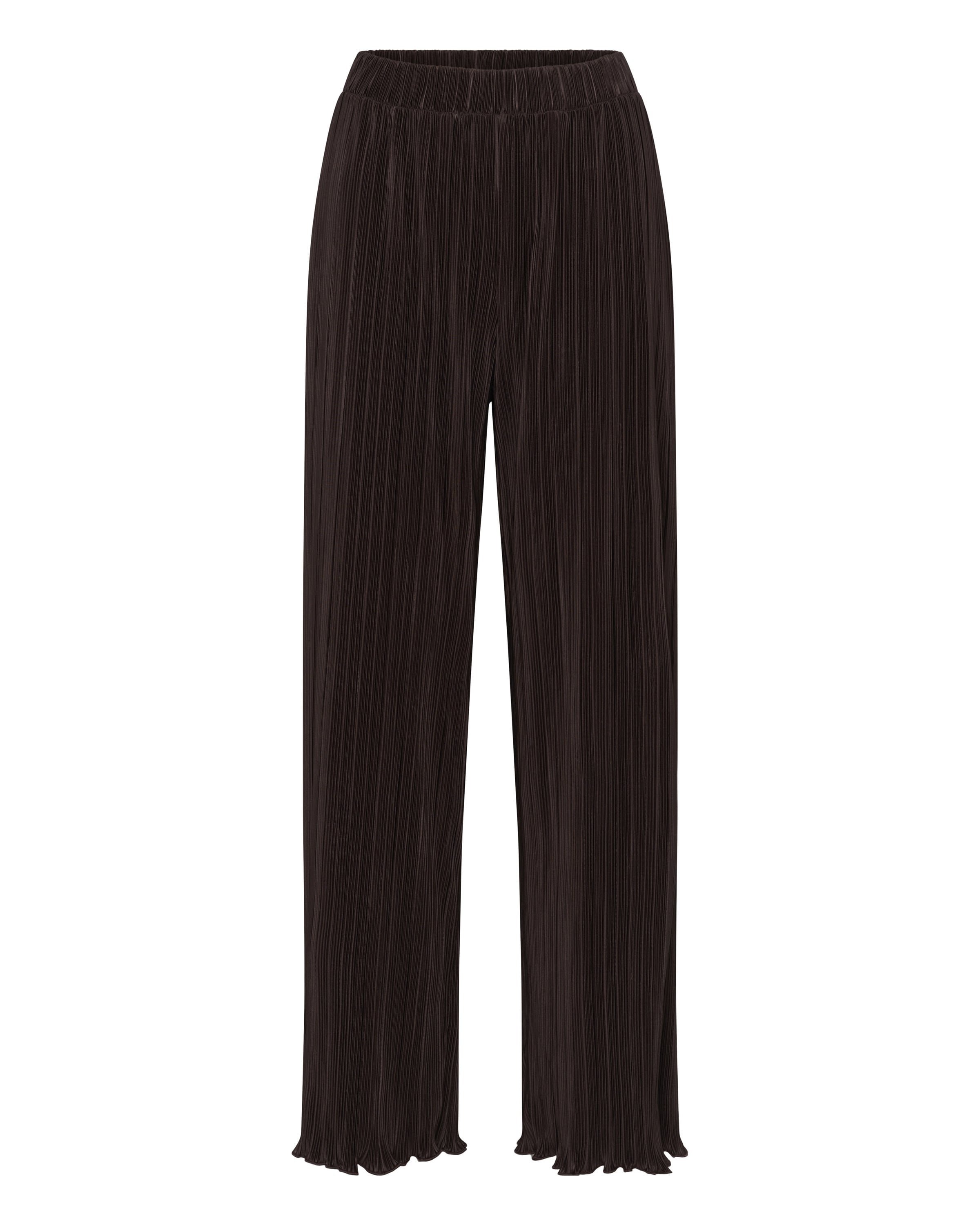 Wide Leg Pantalon 'ZuniSZ' SAINT TROPEZ en marron : devant