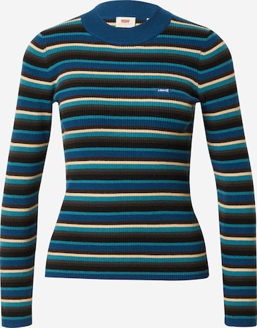 zils LEVI'S ® Džemperis 'Crew Rib Sweater': no priekšpuses