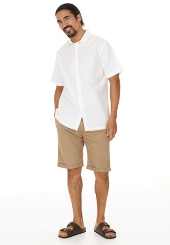 Cruz Regular fit Athletic Button Up Shirt 'Jericho' in White
