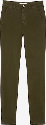 Coupe slim Pantalon chino Marc O'Polo en vert : devant