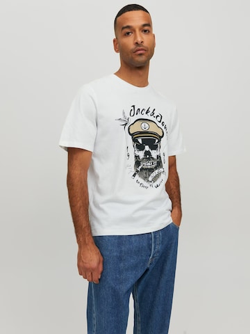 JACK & JONES Shirt 'Roxbury' in White: front