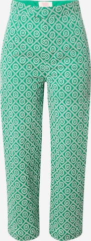 Regular Pantaloni 'Broderie' de la SCOTCH & SODA pe verde: față