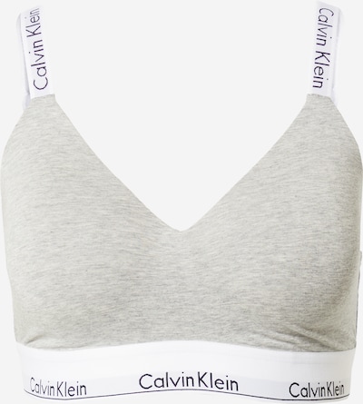 Calvin Klein Underwear Σουτιέν σε γκρι μελανζέ / μαύρο / λευκό, Άποψη προϊόντος