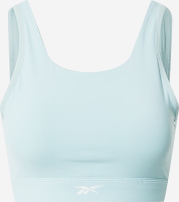 Reggiseno sportivo di Reebok in blu: frontale