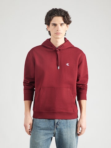 Calvin Klein Jeans - Sudadera en rojo: frente