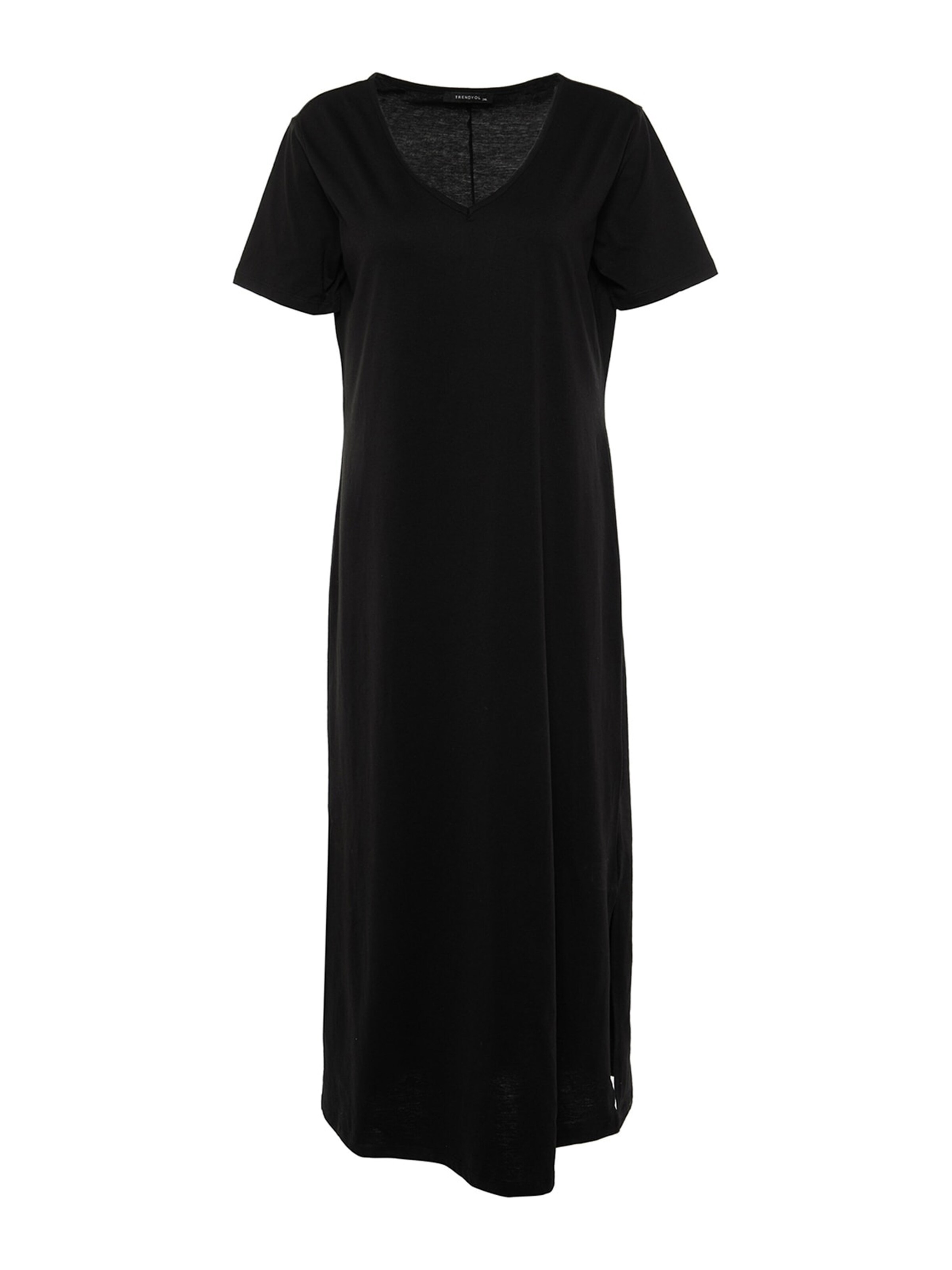 Trendyol Curve Φόρεμα σε μαύρο: μπροστά