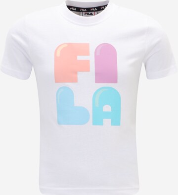 T-Shirt 'LANGDORF' FILA en blanc : devant