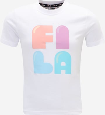 T-Shirt 'LANGDORF' FILA en blanc : devant