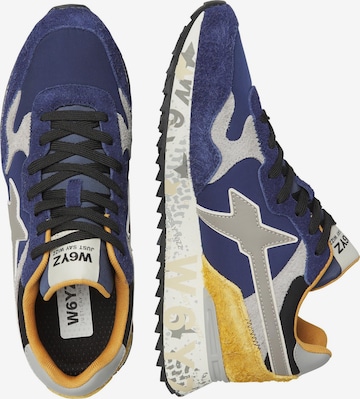 Baskets basses 'YAK-M.' W6YZ en bleu : devant