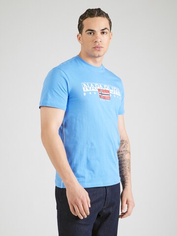 T-Shirt 'S-AYLMER' NAPAPIJRI en bleu : devant