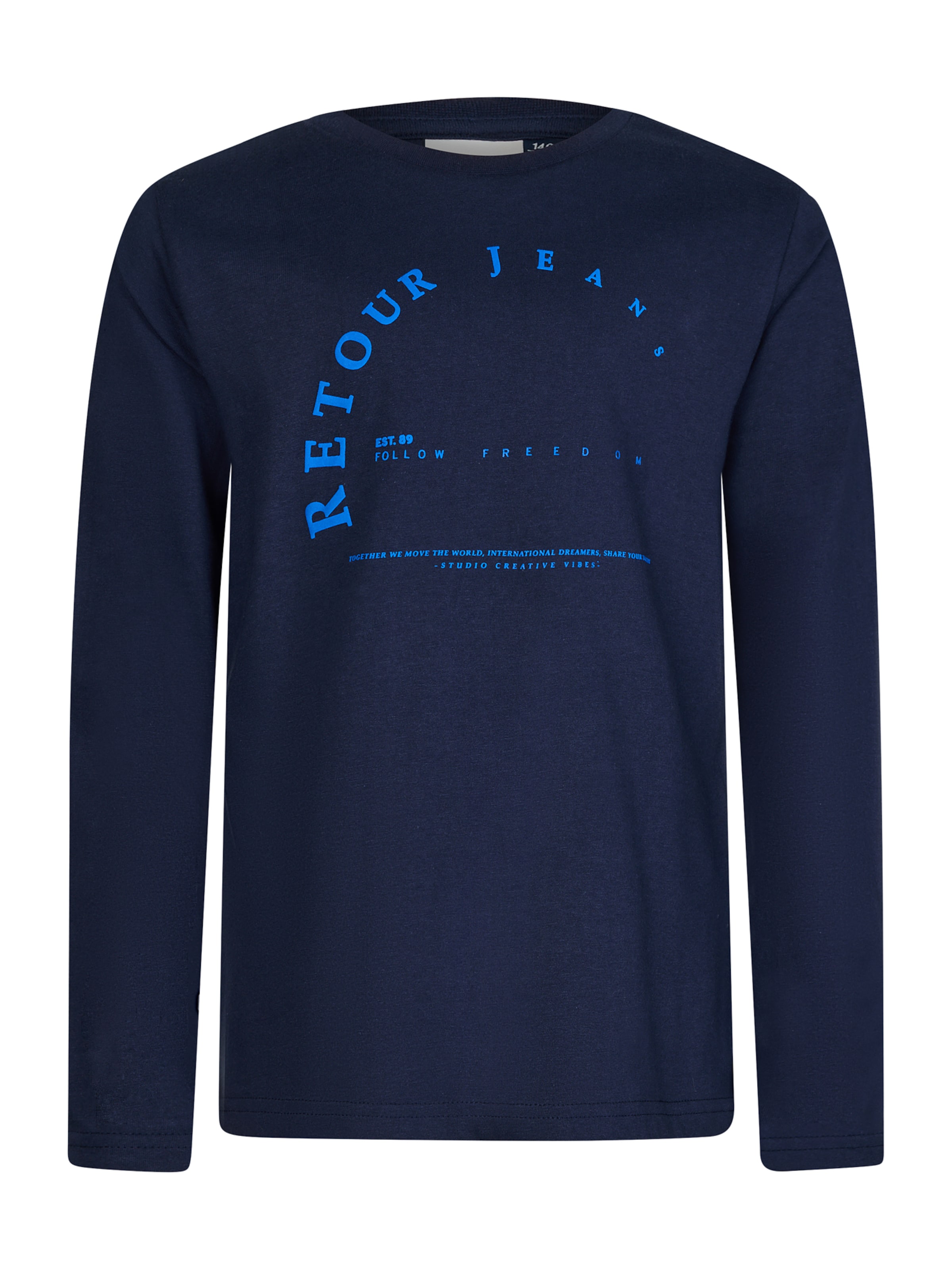 Retour Jeans Särk 'Abel', värv sinine: eest vaates