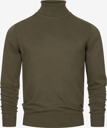 INDICODE JEANS Sweater in Green: front