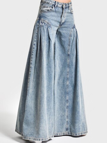 IT'S BASIC Wide leg Jeans 'Elephant' in Blauw