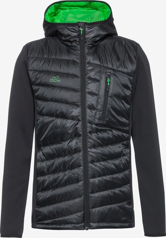 OCK Athletic Jacket in Black: front