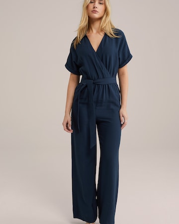WE Fashion Jumpsuit i blå: framsida