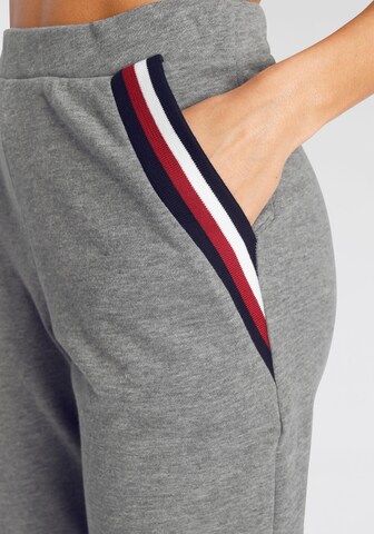 Tommy Hilfiger Underwear Tapered Pyjamahose in Grau