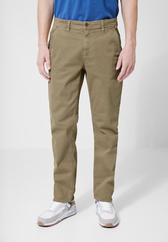 Street One MEN Regular Chino Pants in Beige: front