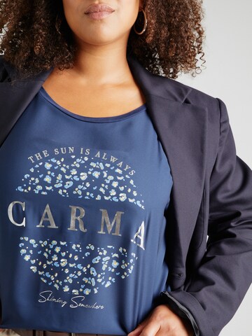 ONLY Carmakoma Koszulka 'CARKetty' w kolorze niebieski