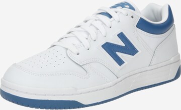 Sneaker bassa '480L' di new balance in bianco: frontale