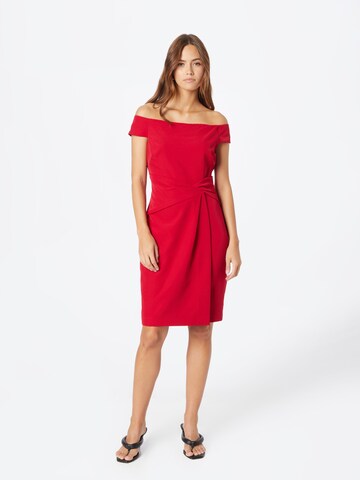 Lauren Ralph Lauren Φόρεμα κοκτέιλ 'SARAN' σε κόκκινο: μπροστά