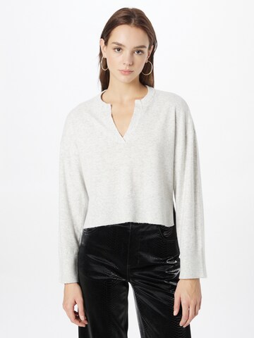 Gina Tricot Pullover 'Melia' in Grau: predná strana