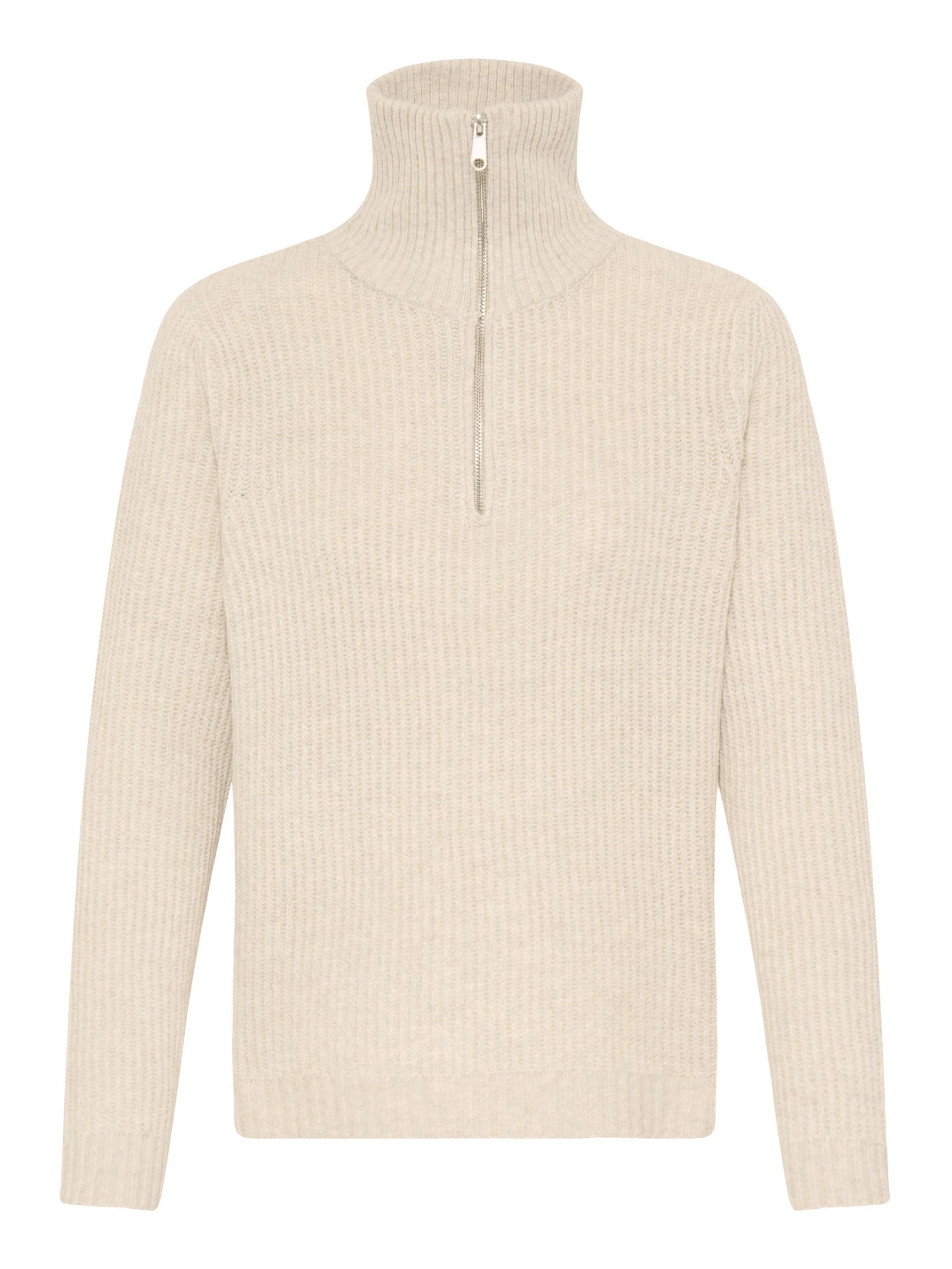 Oxmo Sweater ' OXIBALLINO ' in Beige: front