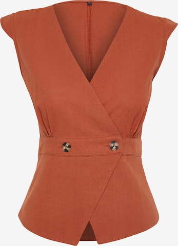 TrendyolBluza - crvena boja: prednji dio