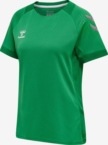 Hummel Functioneel shirt 'Poly' in Groen