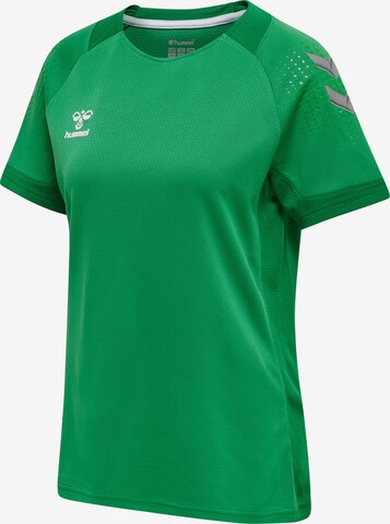 Hummel - Camisa funcionais 'Poly' em verde