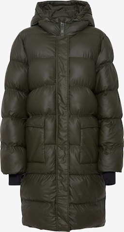 ICHI Winter coat 'FAZUN' in Green: front