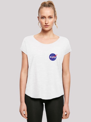 T-shirt 'NASA Classic Insignia' F4NT4STIC en blanc : devant