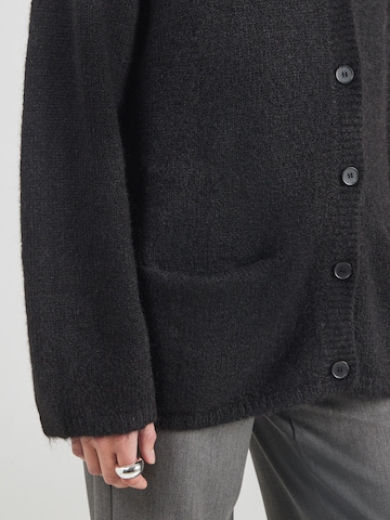 Monki Knit cardigan in Black