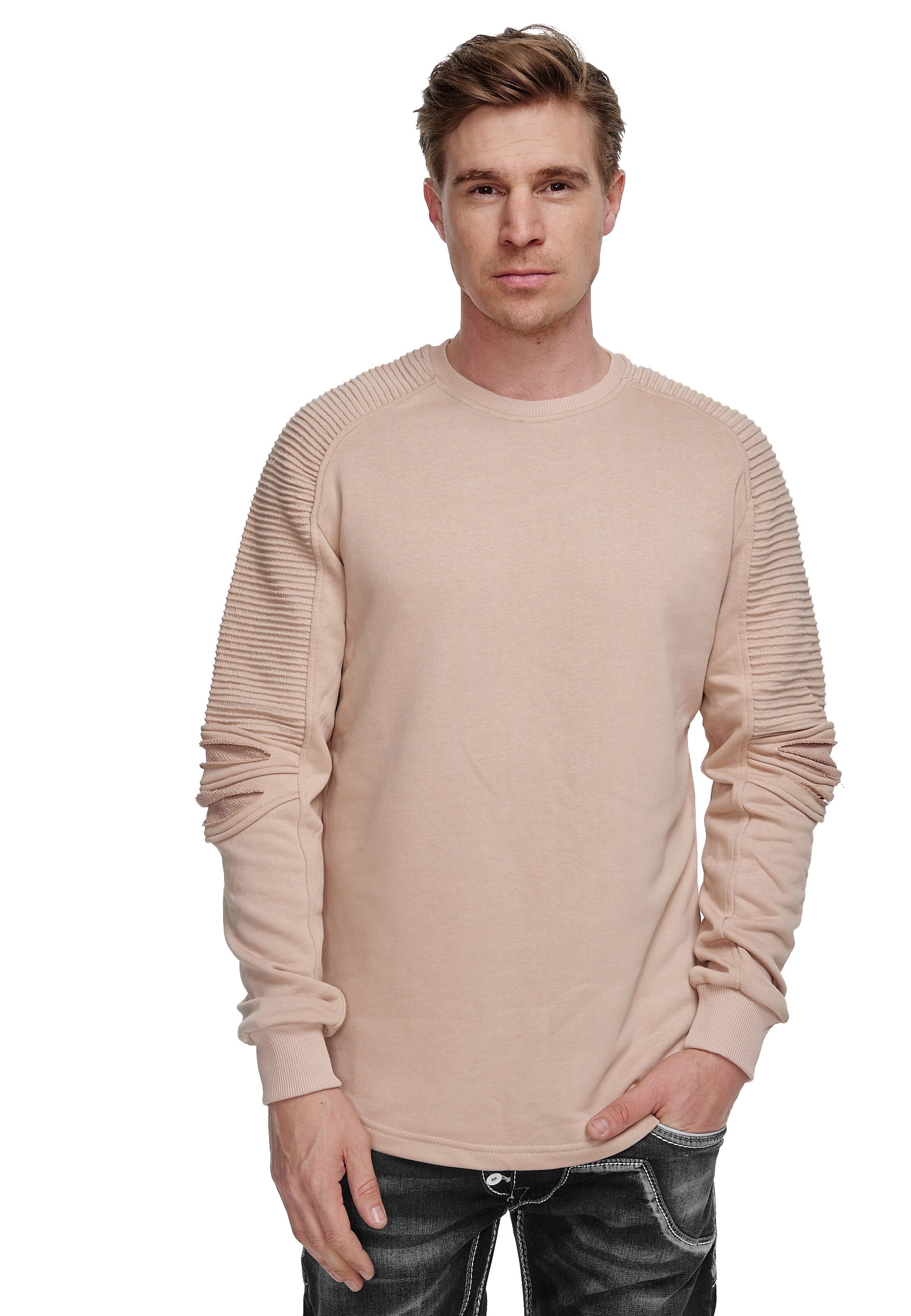 Rusty Neal Sweatshirt in Braun: Vorderseite